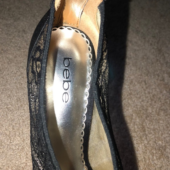 Black Lacey High Heels - Picture 4 of 5